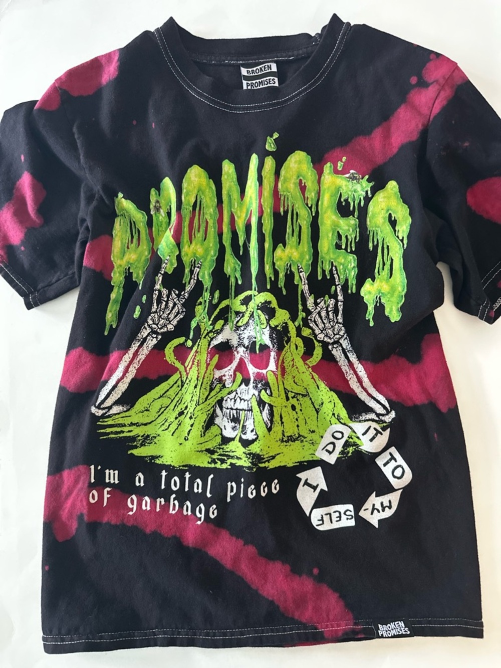 Broken Promises Sludge T-shirt Women’s Small Graphic Tee Short Sleeve Cotton